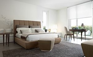 Robert letto, Bed with padded structure and headrest