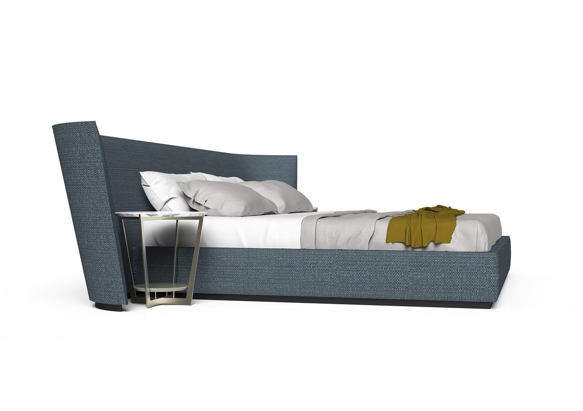 Semira, Bed with large padded headboard