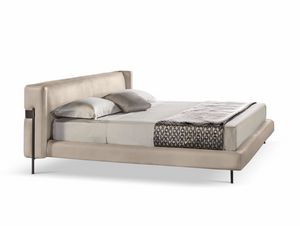 Valley bed, Upholstered bed, with metal frame