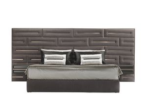 Wall, Bed with a characteristic padded headboard