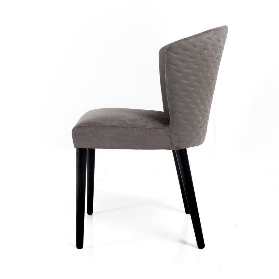 Anastacia, Padded chair, with customizable base