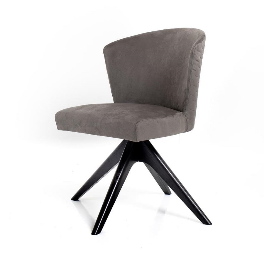 Anastacia, Padded chair, with customizable base