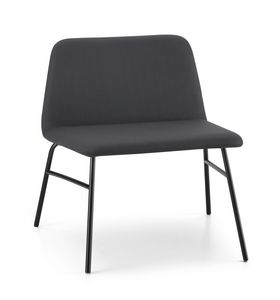 ART. 0035-MET-TU BARDOT, Upholstered lounge chair