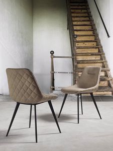Art. 210 Norway, Chair covered in nubuck faux leather