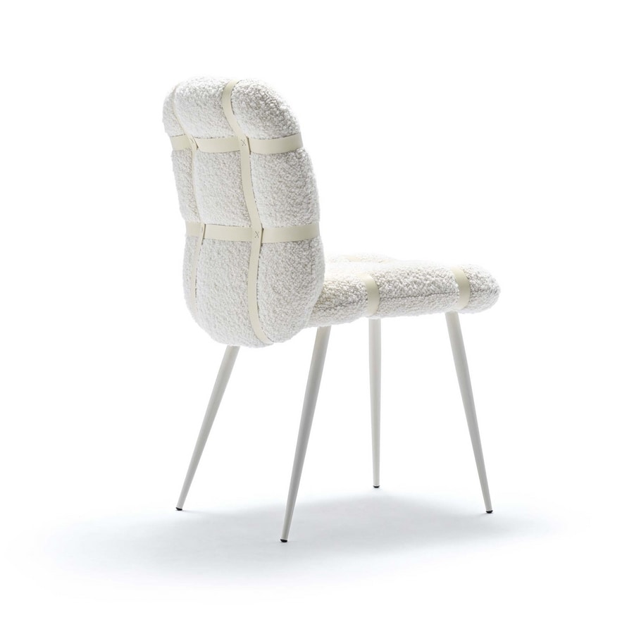 Avion, Soft chair with bouclé fabric