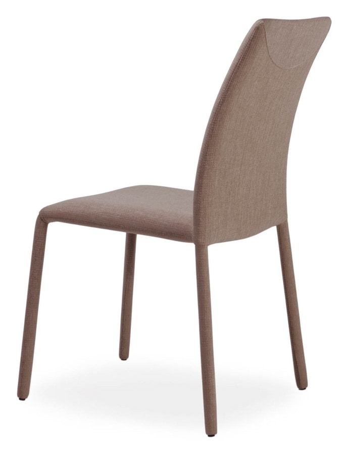 Bijou, Stackable chair fully upholstered