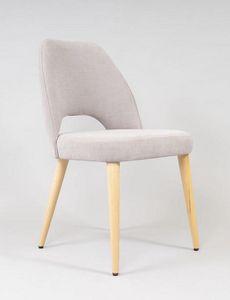 BS480S - Chair, Contemporary chair with fabric upholstery