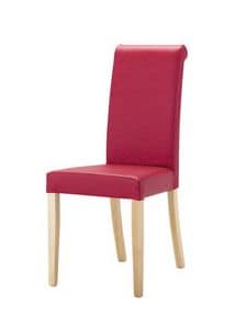 C02, Upholstered chair made of beech wood, to stays and restaurants