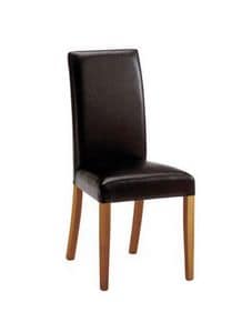 C03, Modern wood chair, padded, for Meeting rooms