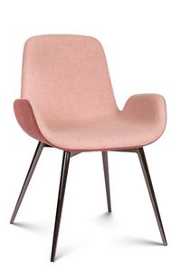 Corabell, Upholstered chair with a modern design
