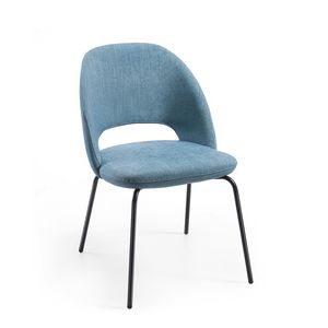 Kira, Chair padded in molded cold-foamed polyurethane