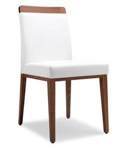 SE 49 / L, Chair covered in fabric, wooden frame, for bars