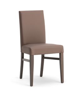 SLOT, Elegant padded chair for dining room