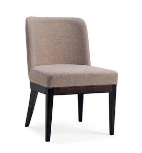 Vidra, Modern chair in wood, upholstered