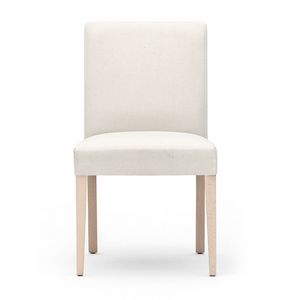 Zenith 01611, Chair with wooden frame, upholstered seat and back, fabric covering, for contract and domestic use