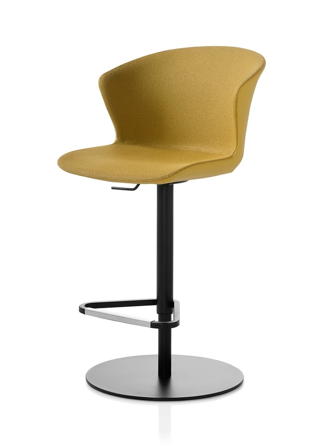 Kicca Plus, Swivel and height-adjustable stool