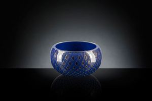 Mocenigo vase bowl, Decorative vase in blown glass