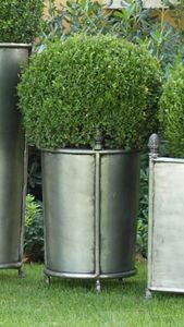 PIGNE GF4014, Stainless steel vase decorated with pine cones