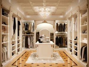 Dubai walk-in closet, Walk-in closet in classic style, luxurious