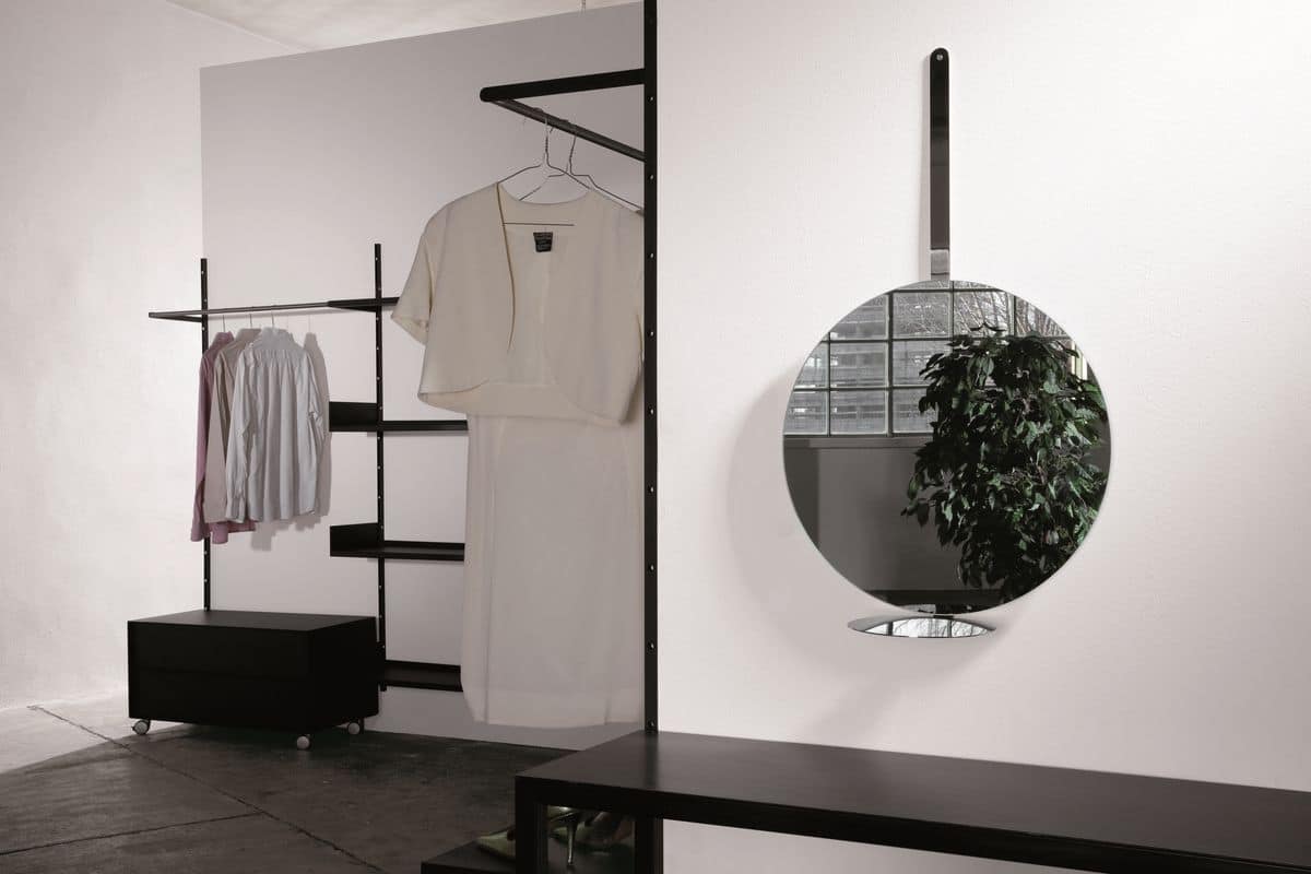 Elle System Wardrobe, Modular furniture for walk-in cabinets, with customizable elements