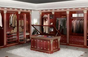 Walk-in closet Classmode, Modular walk-in cabinet, for luxury hotel and home