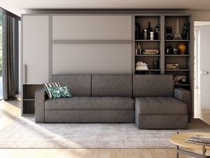 Galante angle, Cabinet with sofa that converts into a bed