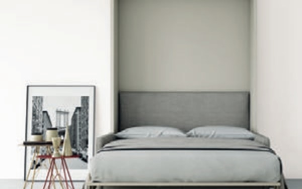 Marais white edition, Cabinet with foldaway bed