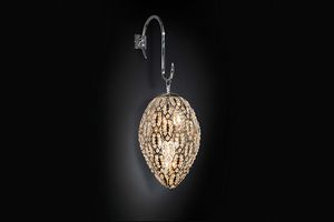Arabesque Egg 50, Wall lamp with steel arm