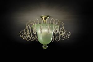 Art. VO 121/S/8, Glass ceiling lamp