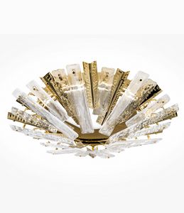 Artic 642/60PF, Ceiling lamp with Murano glass