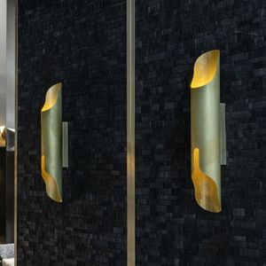 Calla Star WB, Laser-cut brass wall light