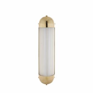 Cannet� Art. BR_A203, Half cylindrical brass rounded wall light