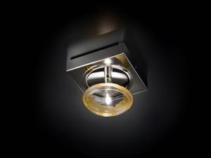 CAPRICCIO L 1212, Ceiling lamp in crystal and chromed metal
