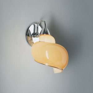 Chiocciola Rb241-025, Lamp in the shape of a snail, in glass