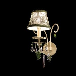 Clarice WB-01 PI, Wall lamp with Bohemian crystals