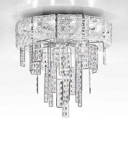 Crystalline 493/10PF, Ceiling lamp with cut crystals