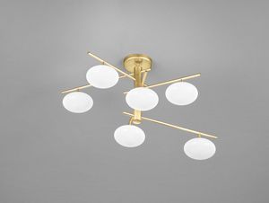 DOLCE Art. 260.366 - 261.366, Ceiling lamp with glass spheres
