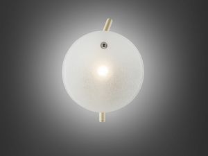 DP 672/1A, Wall lamp with round Murano glass diffuser