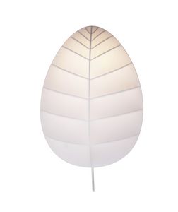 Eden AP103 3B INT, Iron and lycra ceiling lamp, leaf shaped