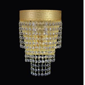 Impero AP5750-2535-K2, Wall lamp in gold and crystal, Greek style