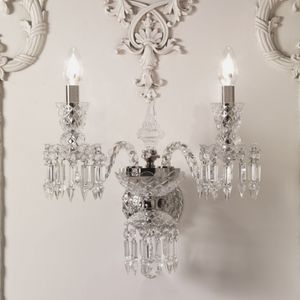 London WB-02 N, Wall lamp with precious decorations