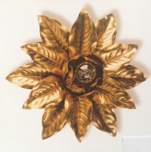 PL.2130/1, Ceiling lamp with gold leaf decoration