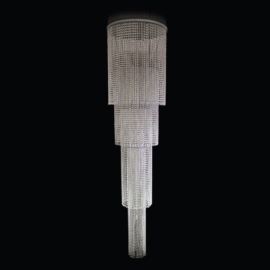 Decorative Waterfall Ceiling Lamp In Venetian Glass Idfdesign