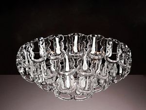URSULA PL, Handcrafted Venetian glass ceiling lamp