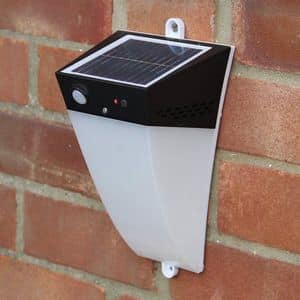 Wall lamp solar garden led Alarm - LA010LED, Wall lamp with alarm and motion sensor
