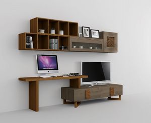 Art. 922, Equipped wall with desk