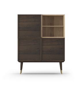 Cabinet Coco 011, Living room cabinet in oak wood