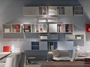 Carabottini, Modular living room furniture, customizable composition