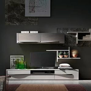 Cleo comp. CL5, Living room furniture with on shelves and wall units