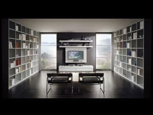 Day Library 10, Modular furniture for living rooms, size customizable